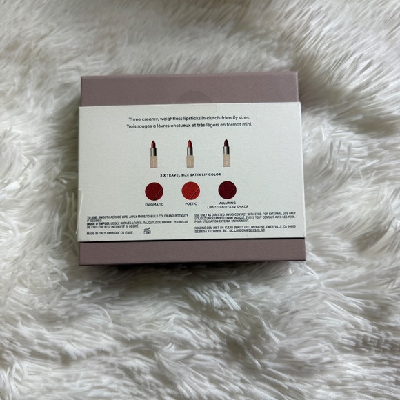 Rose Inc "The Satin Lip Trio" New in Box - Picture 3 of 6